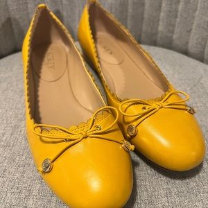Lauren by Ralph Lauren yellow  ballet flats